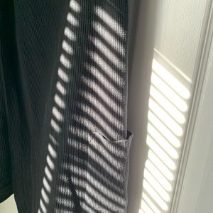 Black cardigan with pockets